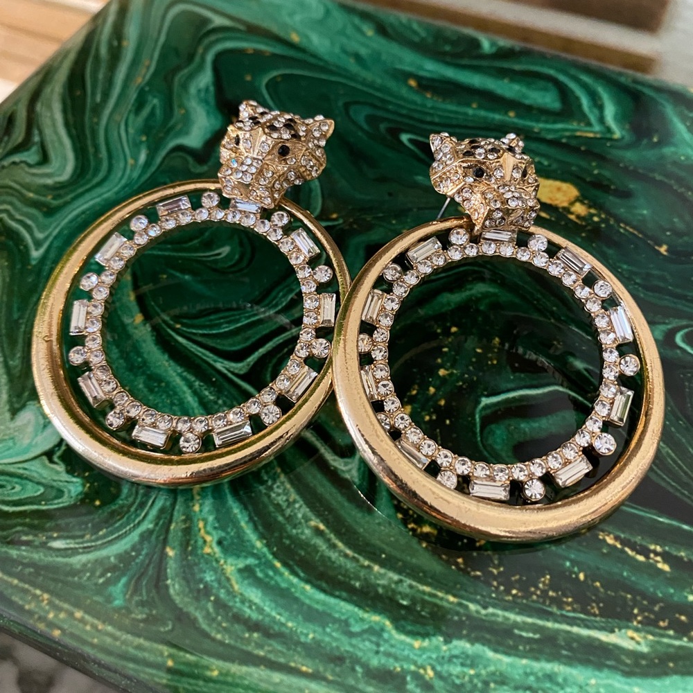 Jaguar earrings